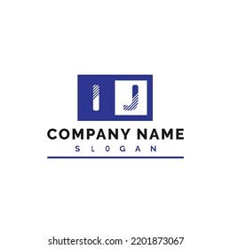 Ij Logo Design Ij Letter Logo Stock Vector (Royalty Free) 2201873067 ...