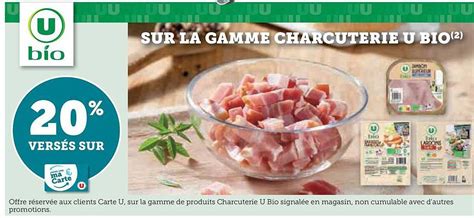 Promo La Gamme Charcuterie U Bio Chez Hyper U Icataloguefr