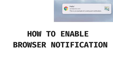 How To Enable Browser Notification Youtube