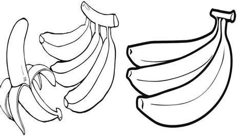 27 Desenhos De Banana Imprimir E Colorir Pintar