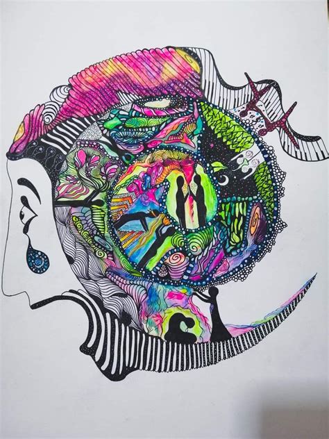 Watercolor And Ink Disconnected Art Ink Art Doodling Art Zentangle