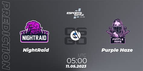 Pronóstico NightRaid Purple Haze 11 05 2023 at 05 00 Counter Strike