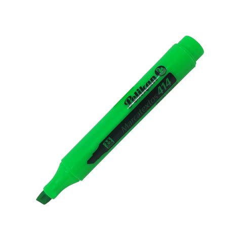 MARCADOR DE TEXTO PELIKAN 414 VERDE PUNTA CINCEL Thoro Enterprises De