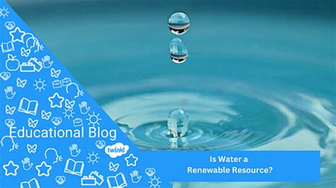 Is Water A Renewable Resource Twinkl Twinkl