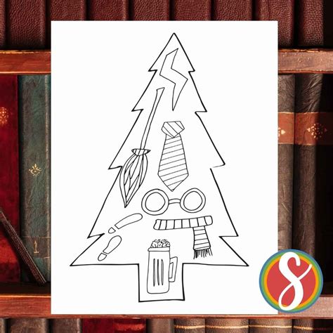 Free Harry Potter Christmas Pages — Stevie Doodles