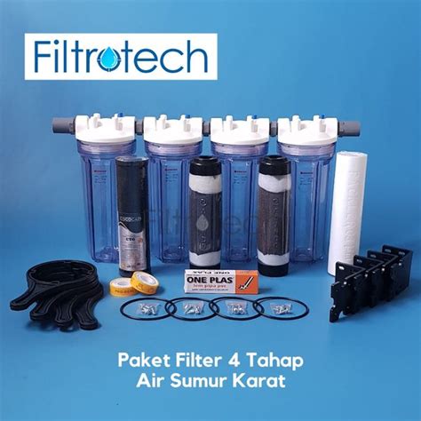 Jual Paket Filter Air Tahap Sumur Zat Besi Karat Inch Paket