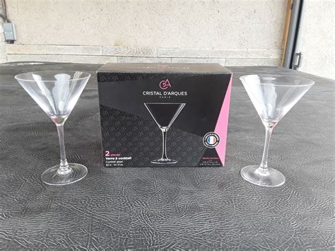 Verres A Coktail En Cristal D arques Modele Grand Château eBay