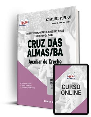 Apostila Prefeitura De Cruz Das Almas BA Auxiliar De Creche