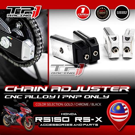 RS RSX Chain Adjuster Set I Alloy CNC I PNP For HONDA R150 RS X 150