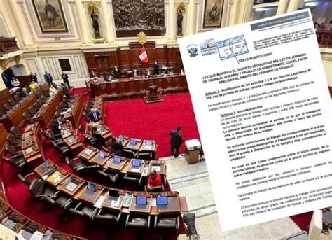 El Congreso Aprob Modificar El Horario De La Jornada Laboral Cu Les