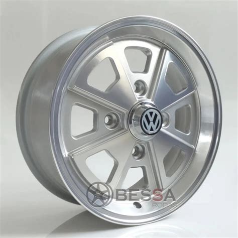 Roda Esportiva Fusca Vw Porsche Aro Parafusos Bicos