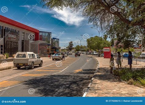 Busy Main Street In Omaruru Erongo Namibia Editorial Image Image Of