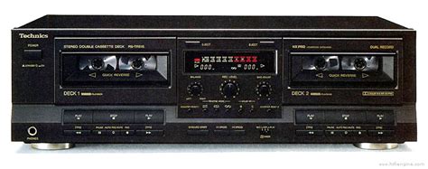 Technics Rs Tr Double Cassette Deck Manual Hifi Engine