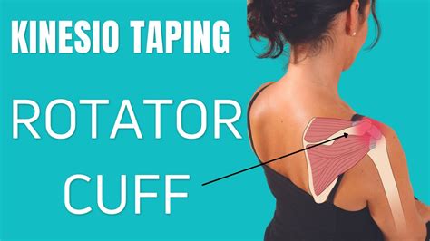 Best Way To Apply Kinesiology Tape To The Rotator Cuff Muscles Youtube