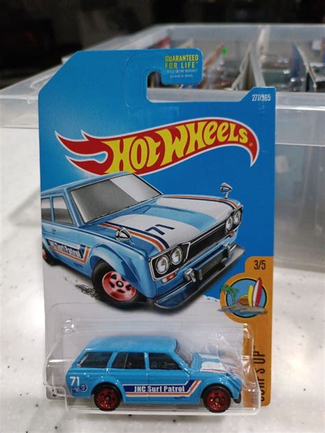 Hot Wheels Datsun Wagon JNC Surf Patrol US Card Hobbies Toys Toys Games On Carousell
