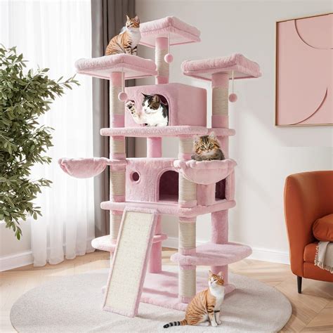 Amazon SHA CERLIN 68 Inches Multi Level Large Cat Tree For Large