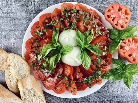 Burrata Caprese Salads With Anastasia