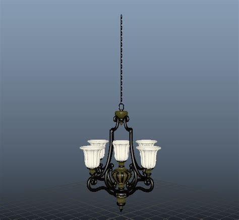 Victorian chandelier model - TurboSquid 1164213