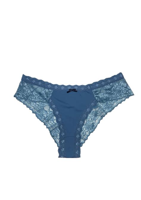 Calcinha Em Microfibra E Costas Em Renda Michelle Lingerie