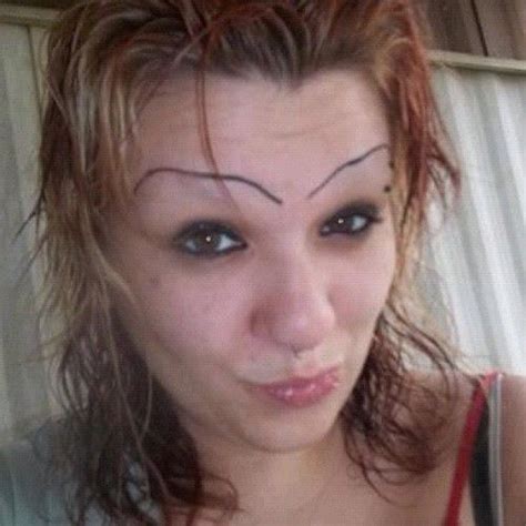 Bad Fake Eyebrows