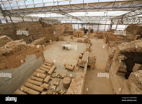 Terrace Houses In Ephesus Ancient City Izmir City Turkey Stock Photo