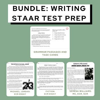 Bundle New Writing Staar Test Prep Ecr Scr Revising Editing