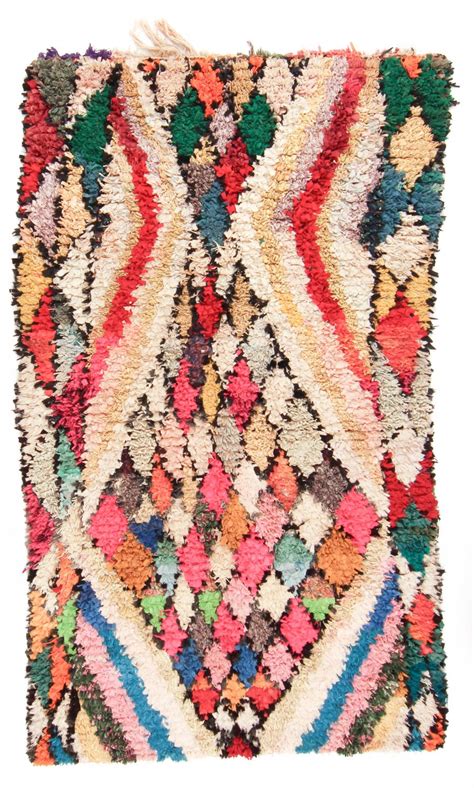 Marokkanische Berber Teppich Boucherouite 260 X 150 Cm Alfombra