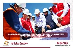 Gobernador Regional Y Ministra De Transportes Supervisaron Obras De