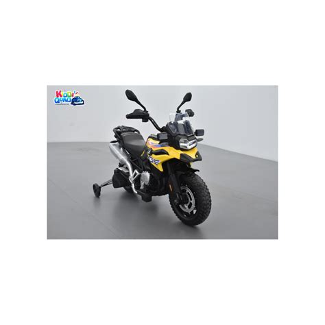 Bmw F850 Gs Adventure Jaune Moto électrique Pour Enfant 12 Volts