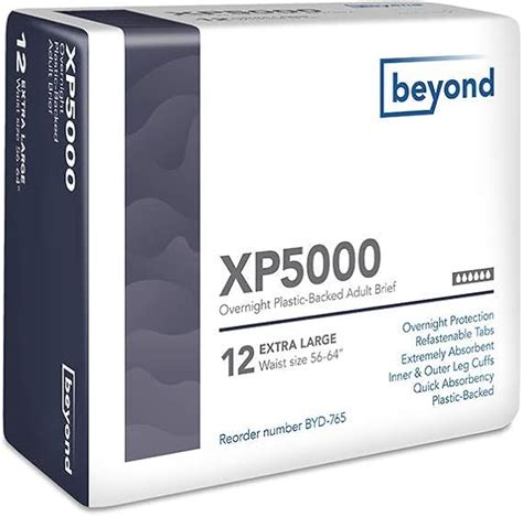 Beyond Xp5000 Overnight Adult Incontinence Diaper Size X