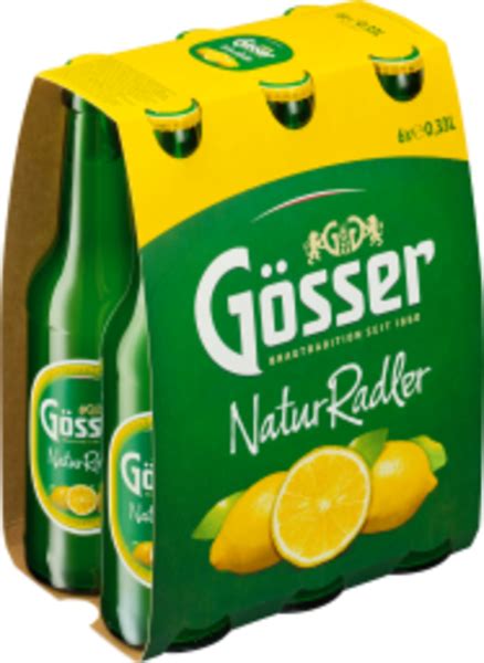 Gösser Naturradler Zitrone 6 Pack HofladenWagen