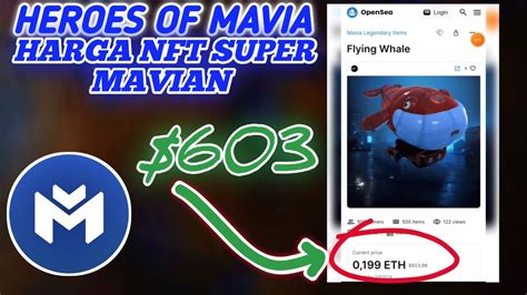 Segini Harga Nft Super Mavian Game Heroes Of Mavia Lihat Di Opensea