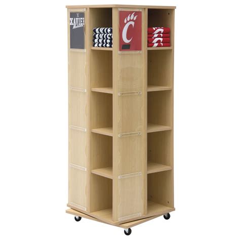 Maple Rotating T Shirt Display 63h