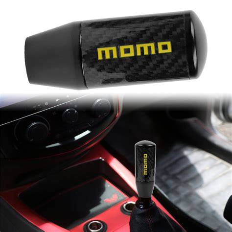 Brand New Universal Momo Black Carbon Fiber Manual Gear Stick Etsy