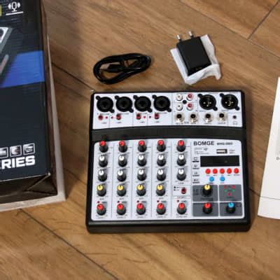 Bomge Bmg D Channel Bluetooth Usb Recording Mixer Reverb