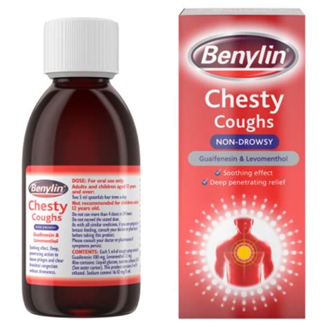 Benylin Chesty Cough Non Drowsy Syrup 150mls Asset Pharmacy