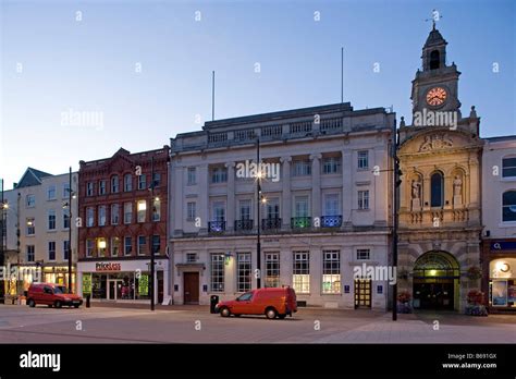 Hereford Market Hall High Town Herefordshire Uk Great Britain Stock