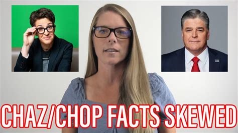 How News Skews Reality Seattle Chazchop Analysis Of Rachel Maddow And Sean Hannity Youtube