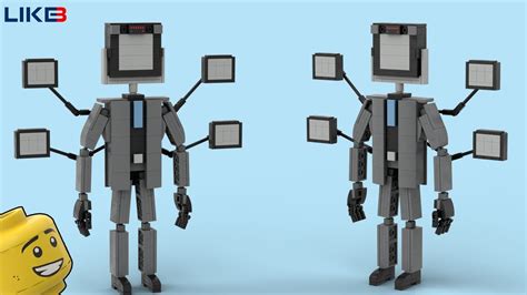 Skibidi Toilet Lego Titan Tv Man Tutorial 40 Off