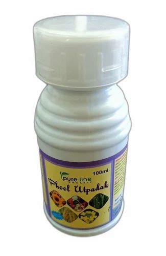 bio tech grade liquid phool utpadak plant growth regulator bottle