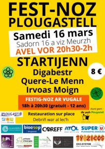 Fest Noz à Plougastel Daoulas le 16 mars 2024 Tamm Kreiz