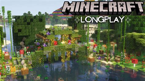 Minecraft Hardcore Longplay Lush Land Bridge No Commentary Relaxing