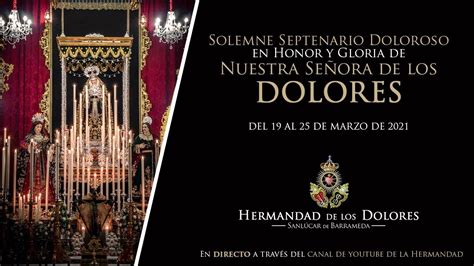 Quinto Dia Del Solemne Septenario Doloroso En Honor Y Gloria De Nuestra