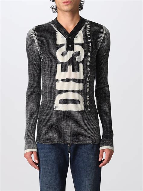DIESEL: Sweater men - Black | DIESEL sweater A067350CGBU online at ...