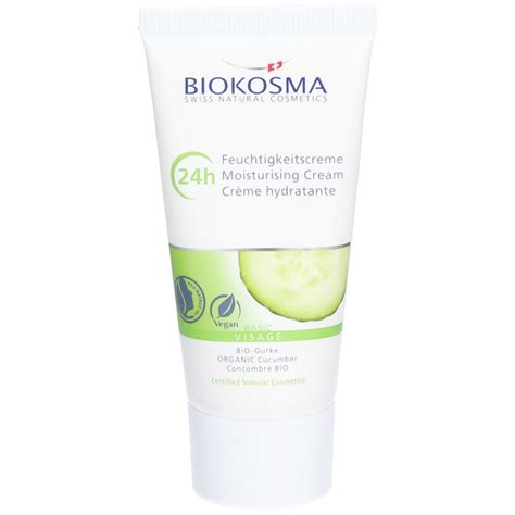 BIOKOSMA Crème hydratante 24h Concombre bio 30 ml Redcare Pharmacie