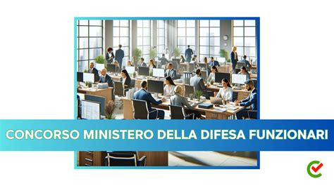 Concorso Ministero Della Difesa Funzionari Corso Preparazione Online