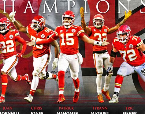 Kansas City Chiefs Canvas Print Super Bowl LIV Champions Etsy