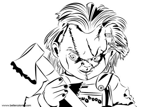 Best Ideas For Coloring Chucky Coloring Pictures To Print