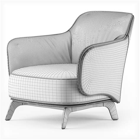 Poliform Kaori Armchair Set 02 3D Model TurboSquid 1954254