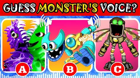 NEW GUESS THE VOICE THE MONSTERS EPIC WUBBOX SKIBIDI TOILET GARTEN